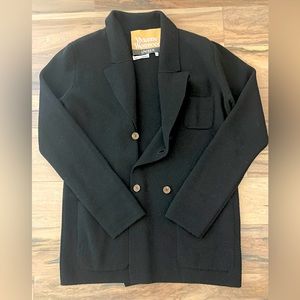 Vivienne Westwood Unisex Black Cashmere Blazer
